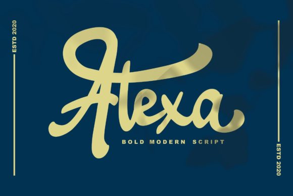 Alexa Script: The Handwritten Font for Modern Branding