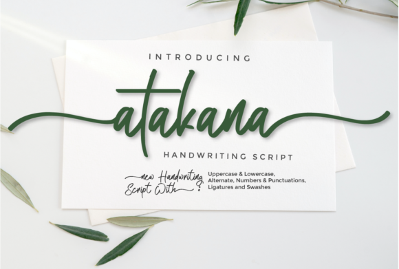 Atakana Script: Infusing Elegance into Your Designs