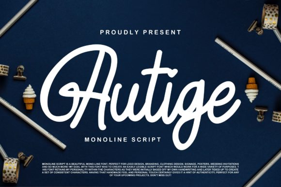 Autige Script: Vintage Charm Meets Modern Branding