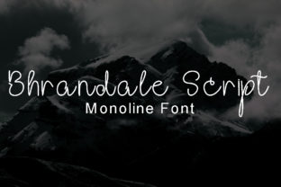Bhrandale Script: The Bold Handwritten Font for Modern Design