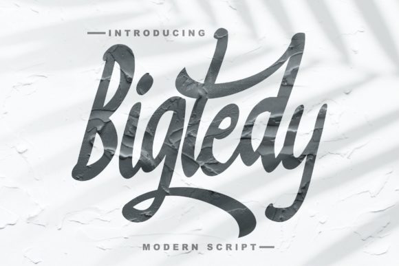 Bigtedy Script: A Handwritten Font That Feels Like a Warm Hug