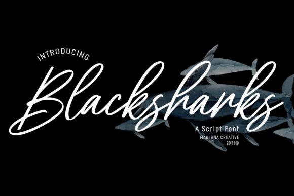 Blacksharks Script: A Playful Font for Creative Projects