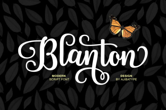Blanton Script: The Elegant Font for Timeless Design