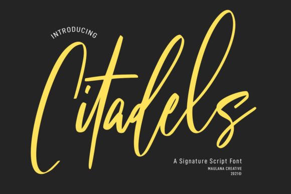 Citadels Signature Script: Adding Playful Elegance to Your Designs