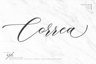 Correa Script: A Handwritten Font with a Bold Twist