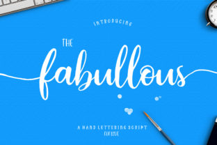 Fabullous Script: A Bold Handwritten Typeface with Character