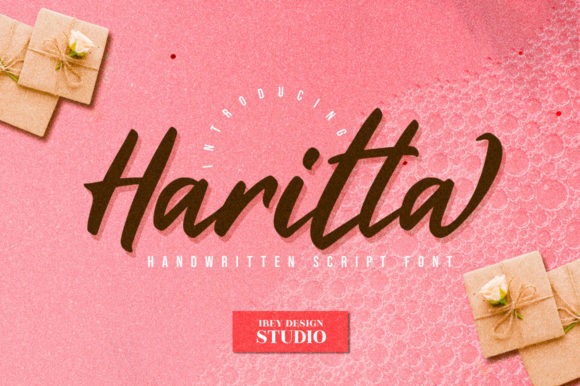 Haritta Script: A Dance of Paint and Personality