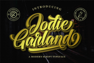 Jodie Garland Script: A Handwritten Font with Vintage Soul