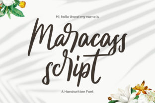 Maracass Script: The Modern Font with a Casual Cool Vibe