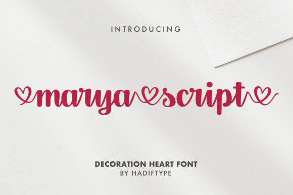 Marya Script: Your Font for Elegant, Dance-Like Typography