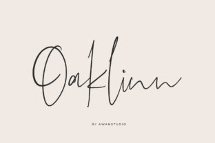 Oaklinn Script: The Creative Font with Organic Charm