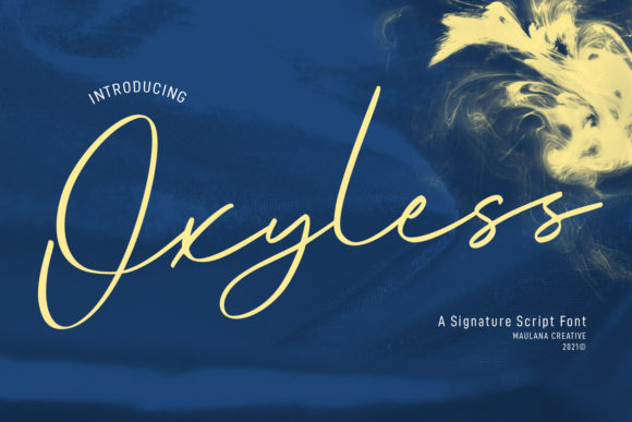 Oxyless Script: A Modern Twist on Classic Elegance