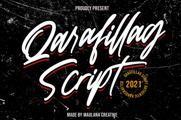 Qarafillag Script: Elevate Your Projects with Bold Handwritten Charm
