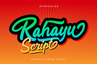 Rahayu Script: Bold Hand-Lettering with Modern Edge