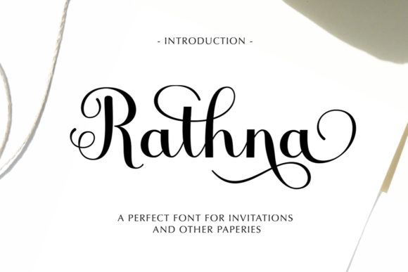 Rathna Script: A Guide to This Elegant Handwritten Font