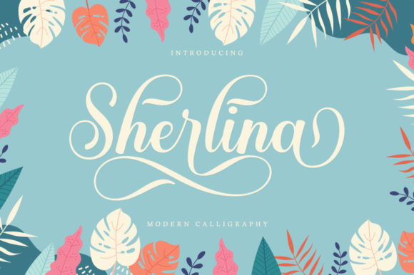 Sherlina Script: Adding a Sweet, Dancing Spark to Your Designs