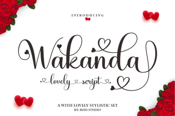Wakanda Script: Bringing Playful Elegance to Your Designs